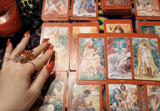 Гадание онлайн: "На игральных картах на любовь"