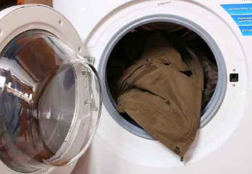 куртка в стиральной машине