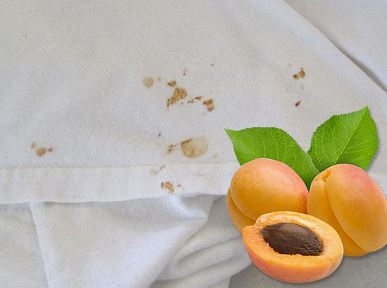 Чем отстирать пятно от абрикоса