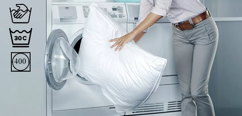 Как стирать подушки